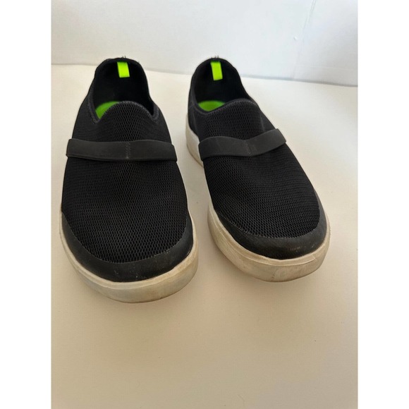 OOFOS OOmg Eezee Low Shoe Black Slip On Women's Size 11 Comfort Stretch Recovery - Picture 5 of 10